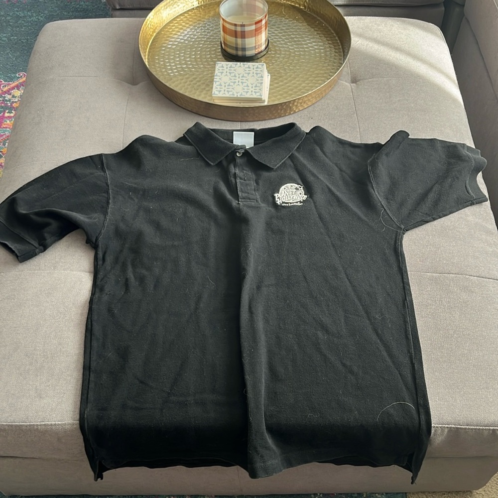 Vintage size large men’s Planet Hollywood polo.